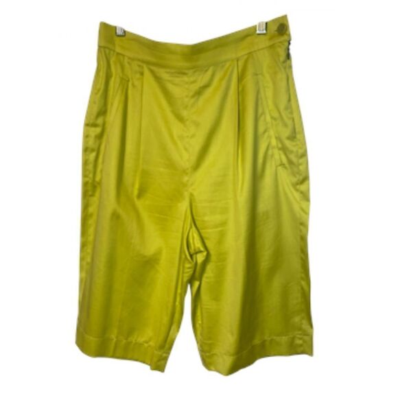 Basile Italy Two Piece Shorts Suit Neon Green Euro Sz 44 (US L)Jacket & Shorts - Picture 7 of 16